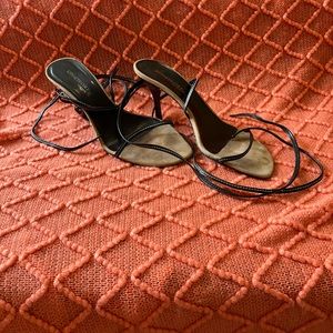 Kenneth Cole Lace-Up Kitten Heels